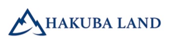 Hakuba Land official logo – mountain icon and blue text