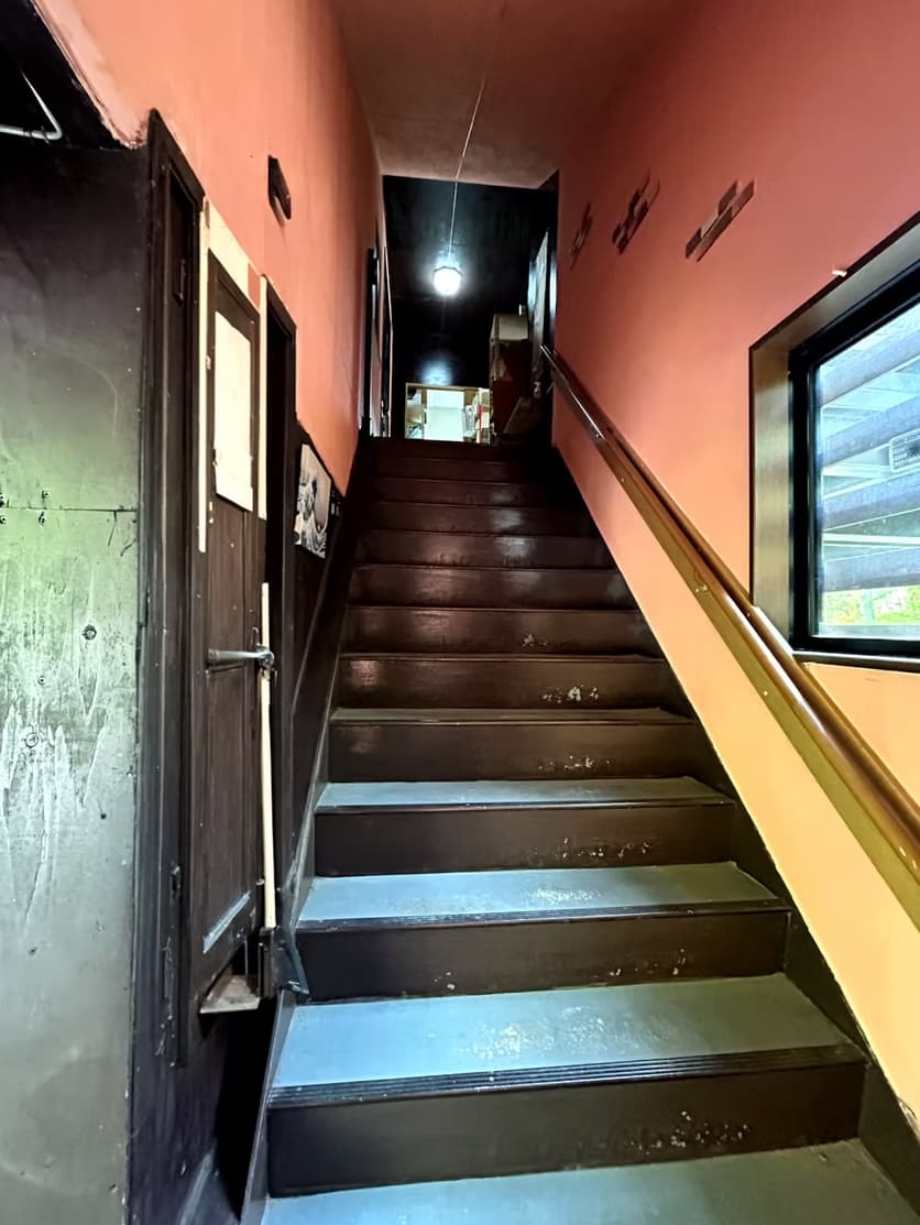 Indoor stairwell with natural light