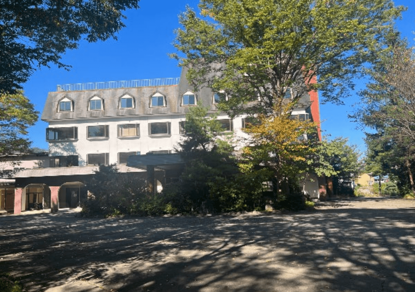 Cleared land at former Hakuba Royal Hotel site – onsen property for sale