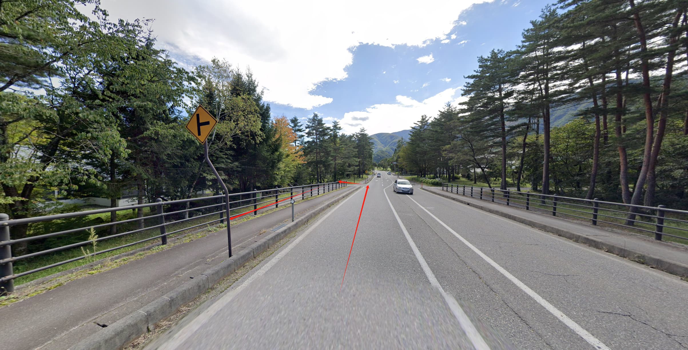Main Road Access – View from North